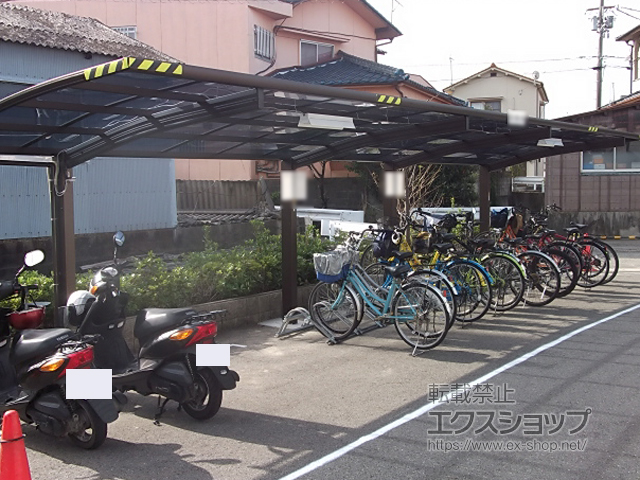 兵庫県姫路市ののカーポート プレシオスポート 縦連棟 積雪〜20cm対応 施工例