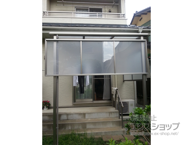 埼玉県さいたま市ののテラス屋根 スピーネ F型 テラスタイプ 単体 積雪〜20cm対応 施工例