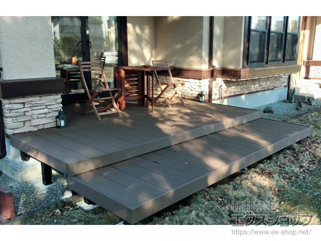 高知県高知市ののウッドデッキ リウッドデッキ 200 施工例