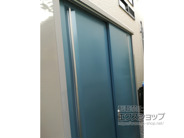 東京都三鷹市のの物置・屋外倉庫 シンプリー 一般型 1320×755×1903 MJX-137E-P-AB 施工例