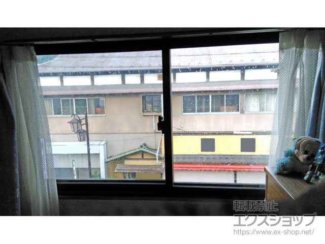 神奈川県鎌倉市のの二重窓（内窓） インプラス ダストバリア仕様 引違い窓 2枚建 施工例