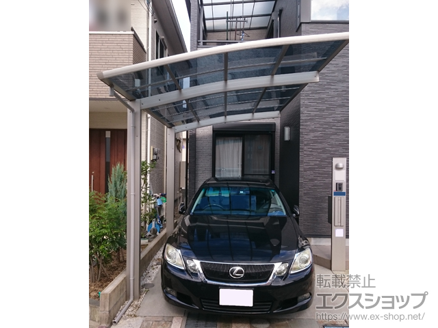 大阪府富田林市ののカーポート プレシオスポート 積雪〜20cm対応 施工例