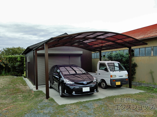 静岡県磐田市ののカーポート レイナツインポートグラン　積雪〜20cm対応 施工例