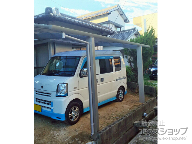 愛知県岡崎市ののカーポート プレシオスポート 積雪〜20cm対応 施工例