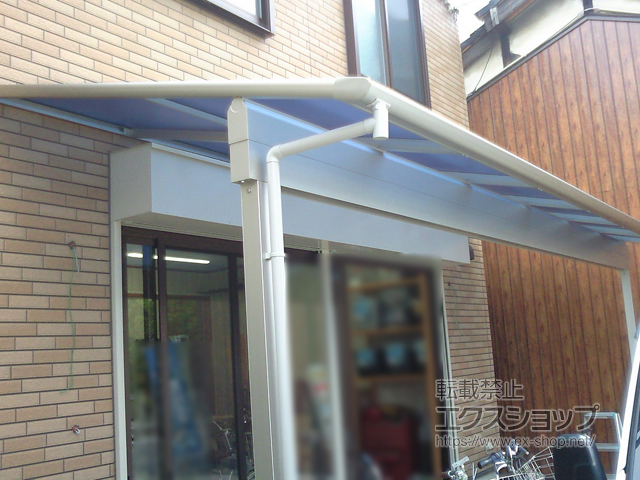 大阪府茨木市ののテラス屋根 ヴェクターテラス F型 テラスタイプ 単体 積雪〜20cm対応 施工例