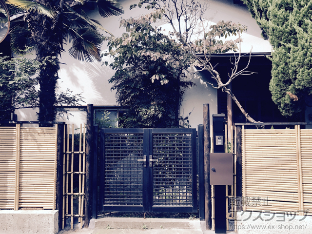 東京都東大和市のの機能門柱・ポスト シンプレオ ポストユニット 1型 施工例