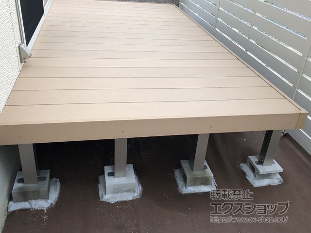 島根県松江市ののウッドデッキ リウッドデッキ 200 施工例