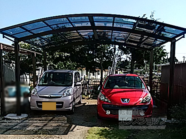 茨城県土浦市ののカーポート レイナツインポートグラン　積雪〜20cm対応 施工例