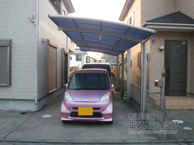 神奈川県横須賀市ののカーポート レイナポートグラン 縦連棟　積雪〜20cm対応 施工例