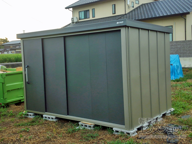 香川県仲多度郡まんのう町のの物置・屋外倉庫 エスケーエイト SK8-180 一般型 3000×2000×1940 SK8-180-GK 施工例