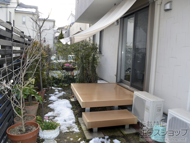 神奈川県横浜市ののウッドデッキ リウッドデッキ 200 施工例