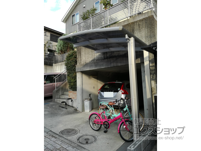 神奈川県横浜市ののサイクルポート・駐輪場 レイナポートグランミニ 積雪〜20cm対応 施工例