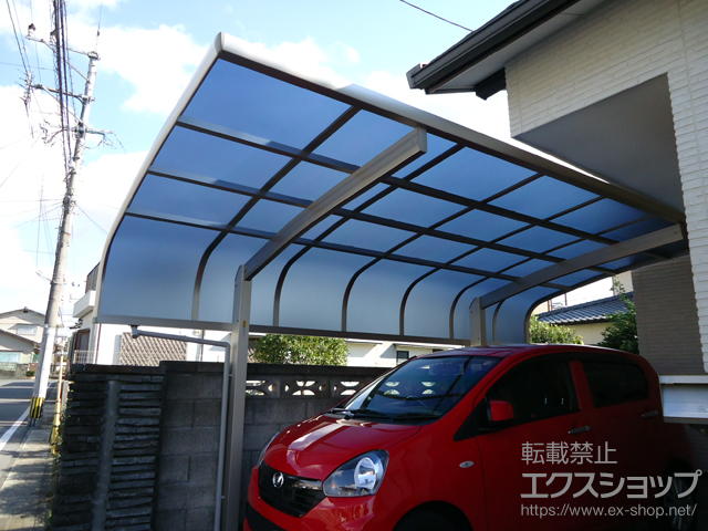 熊本県熊本市ののカーポート レイナキャップポートグラン　積雪〜20cm対応 施工例