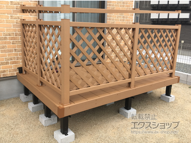 和歌山県橋本市ののウッドデッキ マージウッドデッキ 施工例