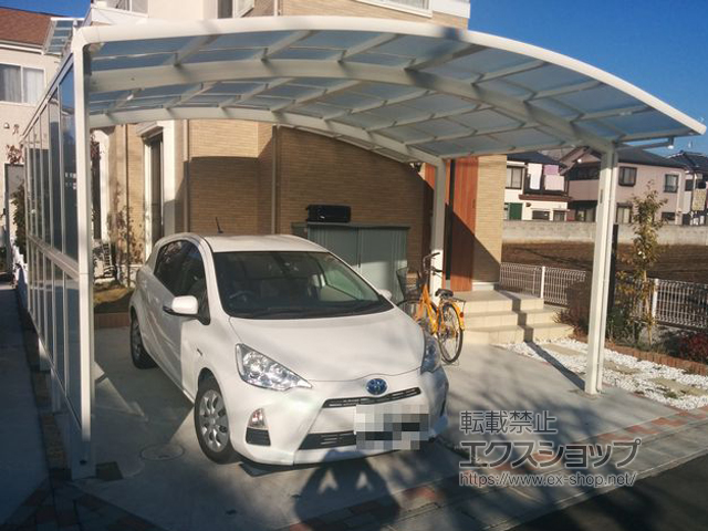 千葉県市川市ののカーポート レイナツインポートグラン　積雪〜20cm対応 施工例