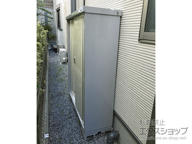 東京都練馬区のの物置・屋外倉庫 シンプリー 一般型 1320×415×1603 MJX-134D-FW 施工例