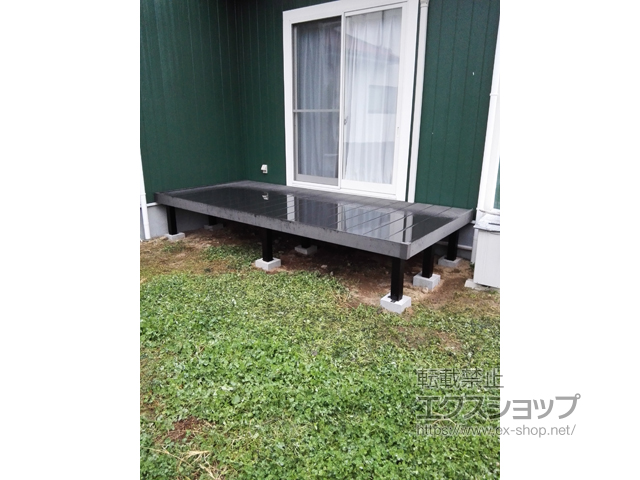 熊本県上益城郡御船町ののウッドデッキ リウッドデッキ 200 施工例