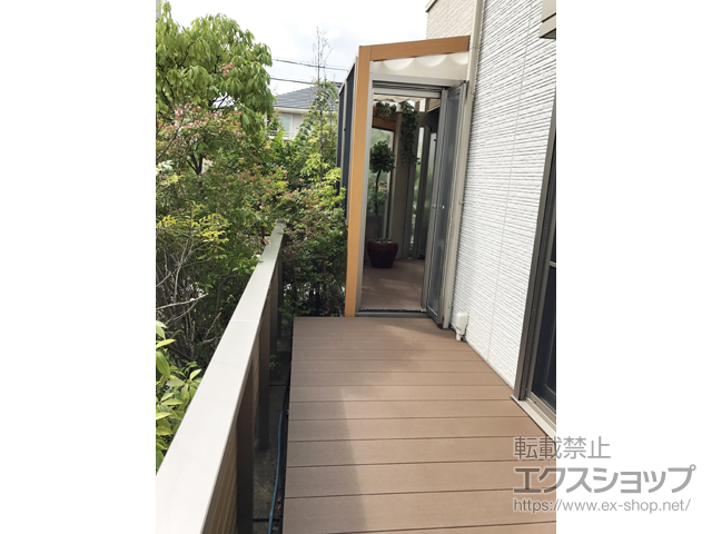 兵庫県宝塚市ののウッドデッキ リウッドデッキ 200 施工例