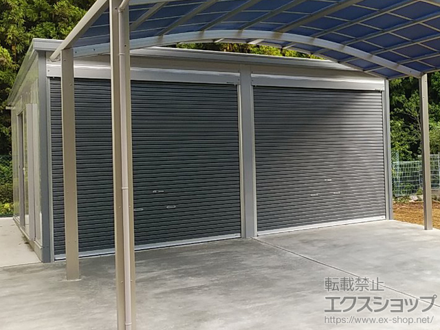 奈良県宇陀市のの倉庫・ガレージ ガレーディア 一般型 2連棟 （GRN-3162JL-2） 施工例