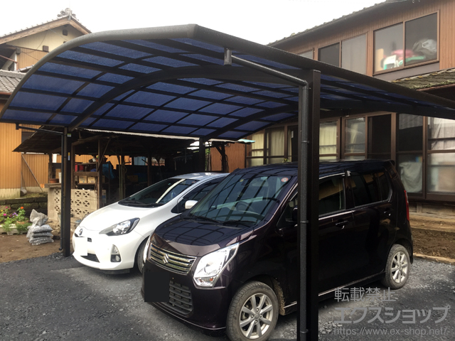 群馬県邑楽郡板倉町ののカーポート レイナツインポートグラン　積雪〜20cm対応 施工例