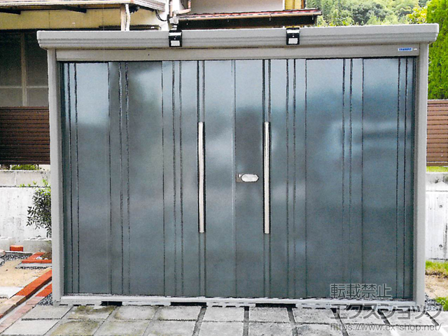 山口県柳井市のの物置・屋外倉庫 Mr.ストックマンダンディ 一般型 2900×1590×2110 ND-2915-J 施工例