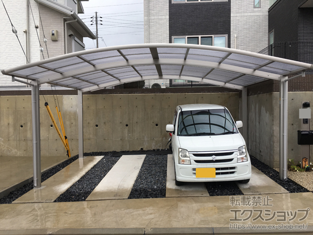 京都府木津川市ののカーポート レイナツインポートグラン　積雪〜20cm対応 施工例