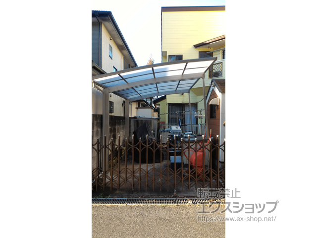 千葉県佐倉市ののカーポート プレシオスポート 積雪〜20cm対応 施工例