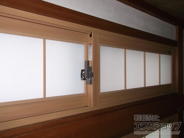 埼玉県吉川市のの二重窓（内窓） インプラス ダストバリア仕様 引違い窓 2枚建 施工例