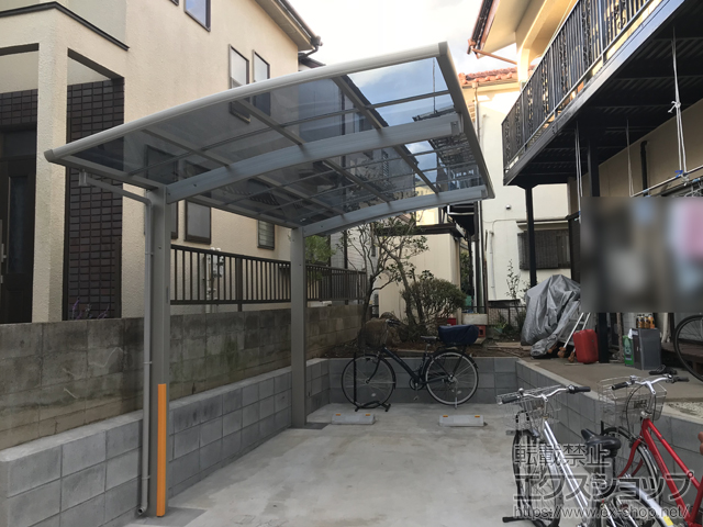 東京都清瀬市ののカーポート プレシオスポート 積雪〜20cm対応 施工例