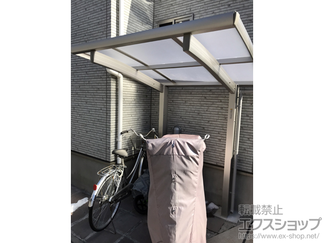 埼玉県さいたま市ののサイクルポート・駐輪場 プレシオスポート ミニ 積雪〜20cm対応 施工例