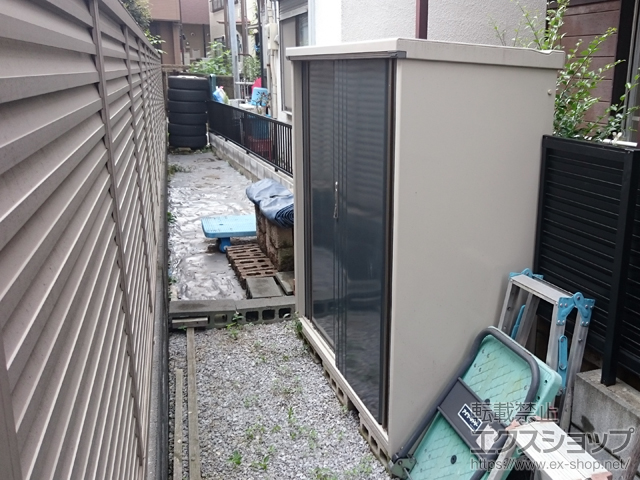 東京都練馬区のの物置・屋外倉庫 エルモ 積雪型 (LMDS-2908-SM) 施工例