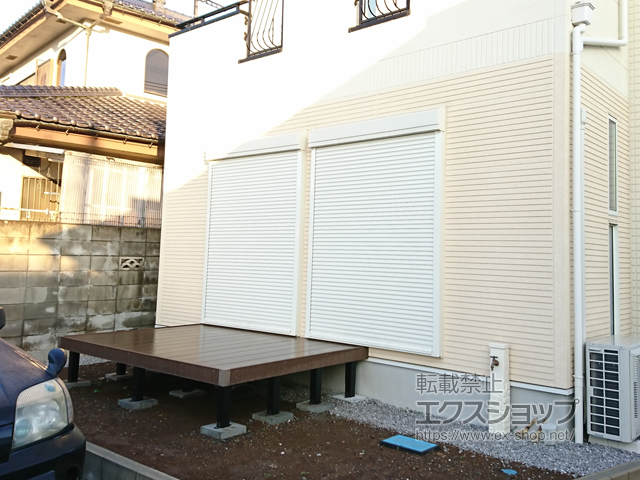 埼玉県川越市ののウッドデッキ マージウッドデッキ 施工例