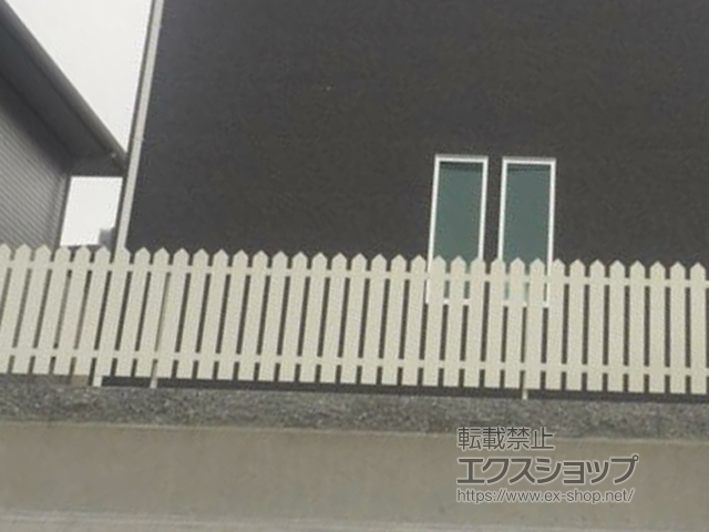 奈良県北葛城郡王寺町ののフェンス・柵 テネシーフェンス N1型 自由支柱仕様 施工例