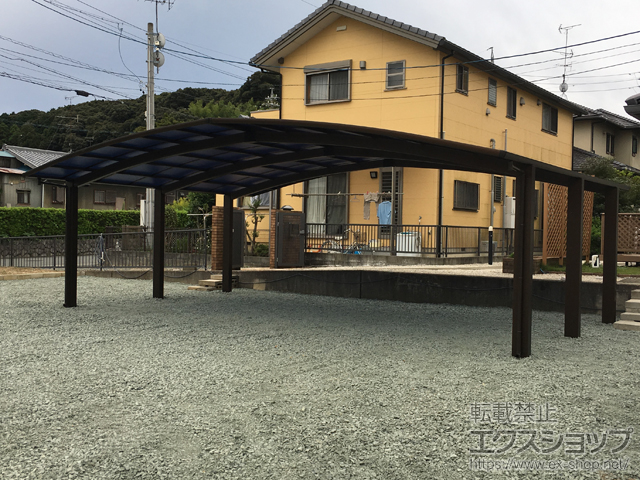 静岡県湖西市ののカーポート レイナトリプルポートグラン　積雪〜20cm対応 施工例