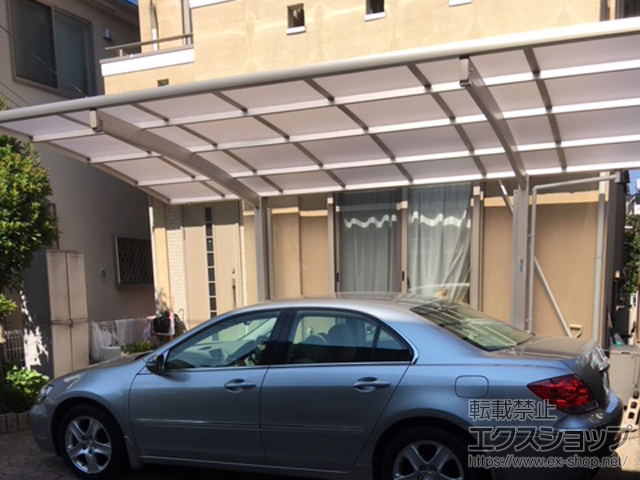 東京都練馬区ののカーポート プレシオスポート 積雪〜20cm対応 施工例