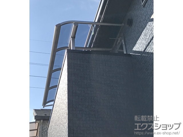 埼玉県上尾市ののバルコニー・ベランダ屋根 ヴェクターテラス R型 屋根タイプ 単体 積雪〜20cm対応 施工例