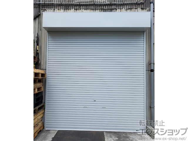 埼玉県八潮市ののガレージシャッター シャッター プラテアII スチールタイプ 手動式 ※単装仕様 施工例