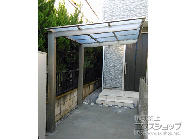 東京都世田谷区ののサイクルポート・駐輪場 ネスカFミニ (フラットスタイル) 積雪〜20cm対応 施工例