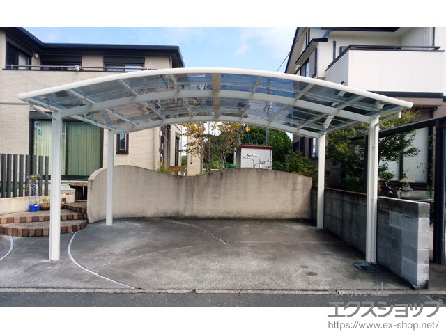 鹿児島県日置市ののカーポート レイナツインポートグラン　積雪〜20cm対応 施工例