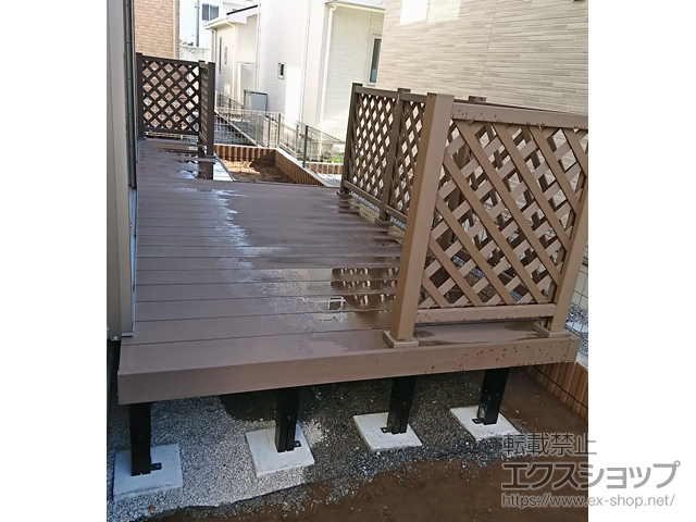 千葉県流山市ののウッドデッキ リウッドデッキ 200 施工例