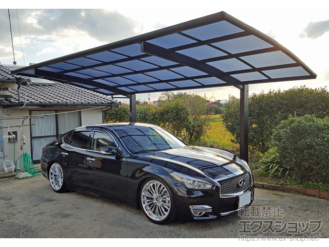 大分県宇佐市ののカーポート レイナポートグラン　積雪〜20cm対応 施工例