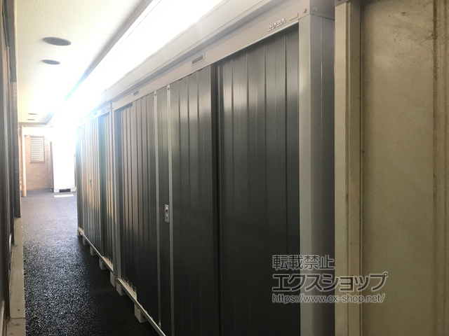 埼玉県さいたま市のの物置・屋外倉庫 ネクスタ 一般型 3050×950×2020 NXN-29S-OG 施工例