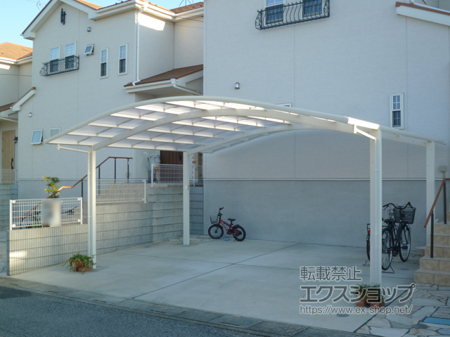 埼玉県蓮田市ののカーポート レイナツインポートグラン　積雪〜20cm対応 施工例