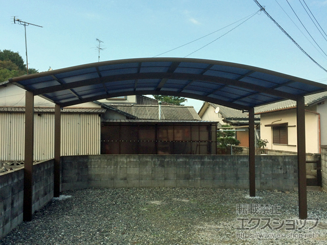 福岡県飯塚市ののカーポート レイナツインポートグラン　積雪〜20cm対応 施工例