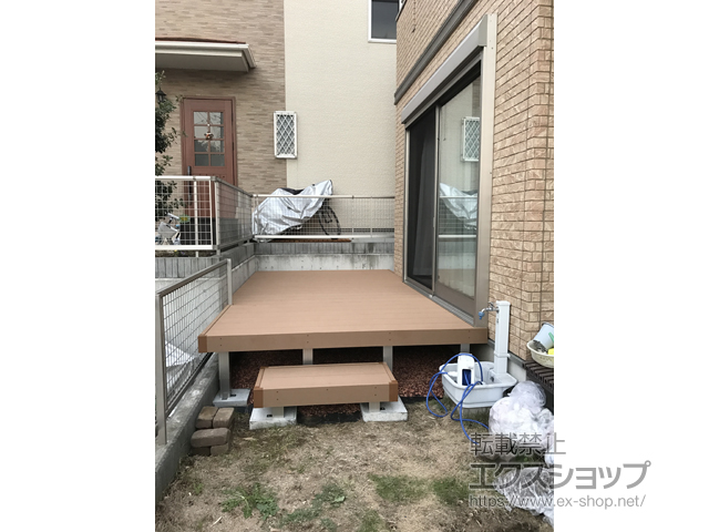 神奈川県横浜市ののウッドデッキ リウッドデッキ 200 施工例