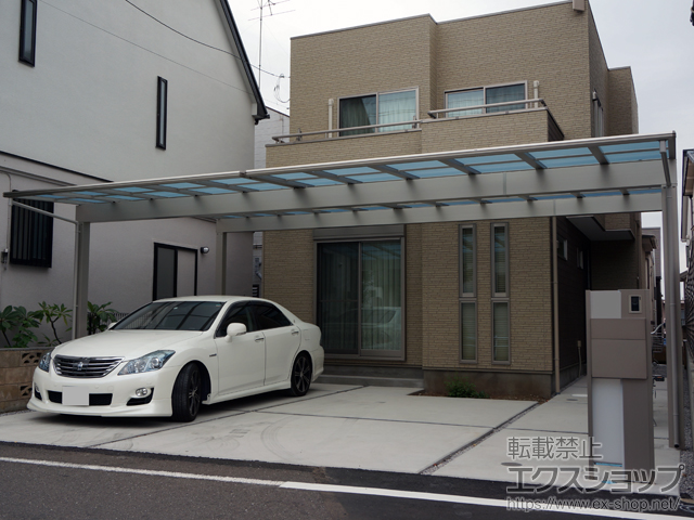 埼玉県川越市ののカーポート エフルージュ トリプル 積雪〜20cm対応 施工例