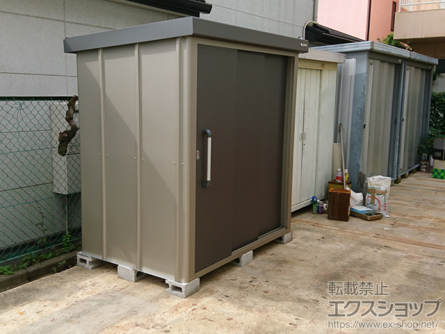 神奈川県厚木市のの物置・屋外倉庫 エスケーエイト SK8-70 一般型 (SK8-70-GK) 施工例