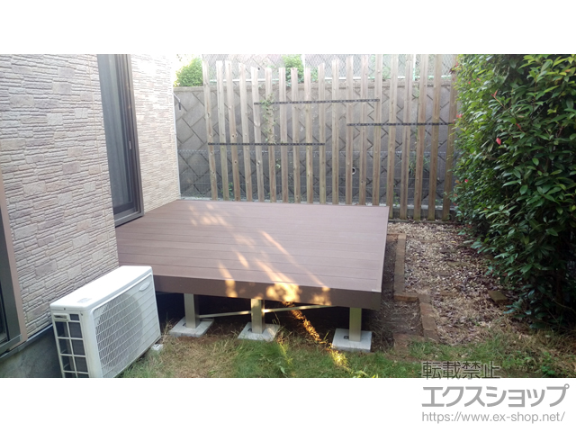 千葉県柏市ののウッドデッキ リウッドデッキ 200 施工例