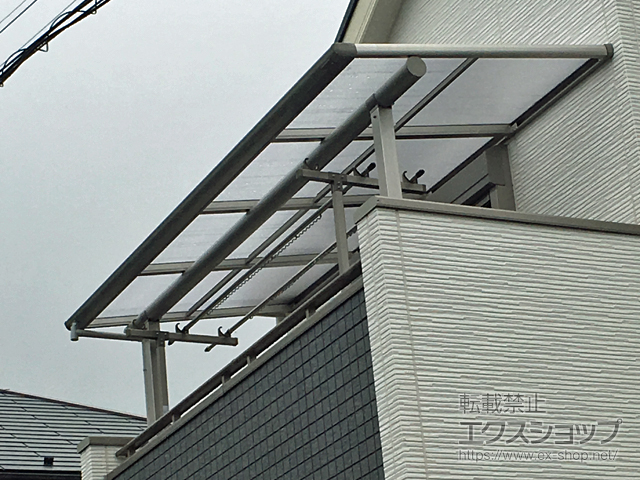 東京都練馬区ののバルコニー・ベランダ屋根 ヴェクターテラス F型 屋根タイプ 単体 積雪〜20cm対応 施工例