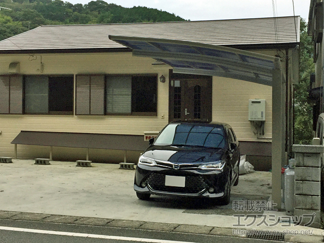 高知県高知市ののカーポート プレシオスポート 積雪〜20cm対応 施工例